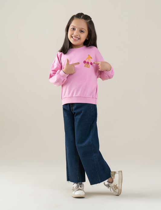 TAKE A JUICE PRINTED SWEATSHIRT