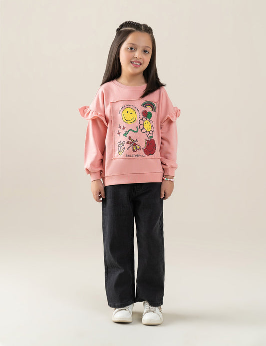 SMILEY WORLD PRINTED SWEATSHIRT