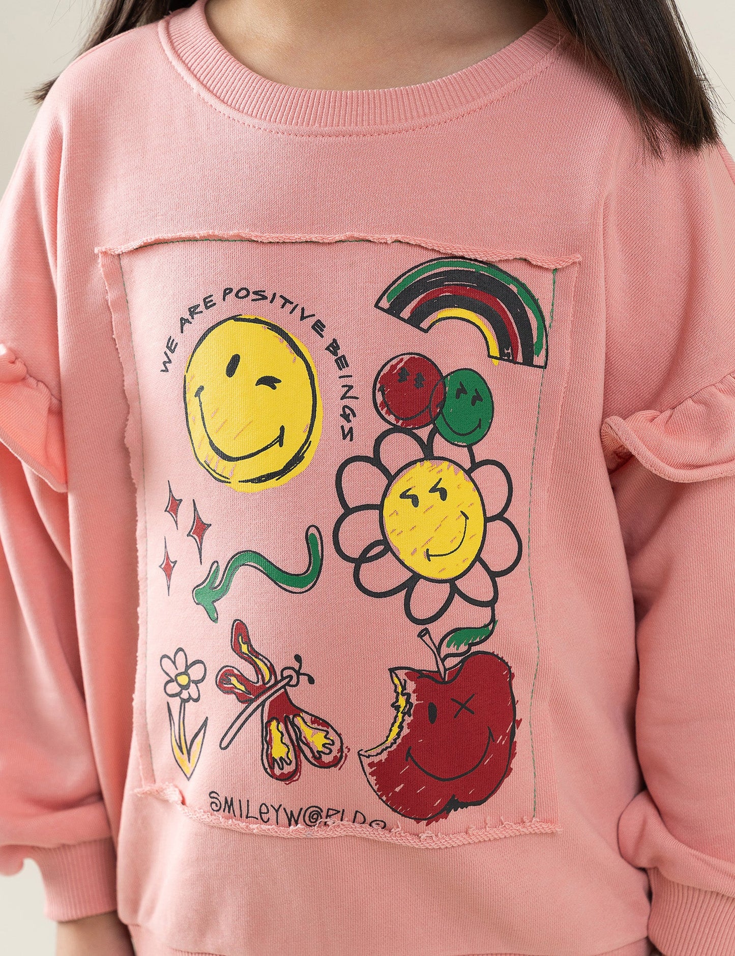 SMILEY WORLD PRINTED SWEATSHIRT