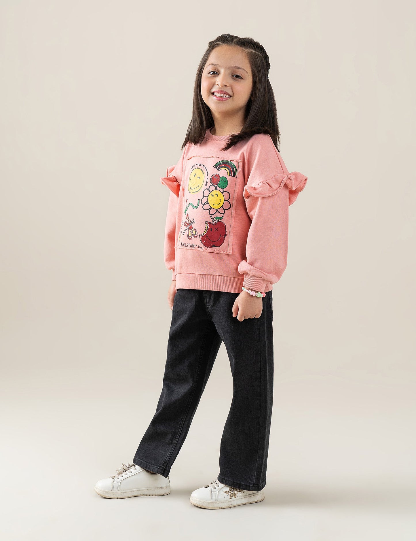 SMILEY WORLD PRINTED SWEATSHIRT