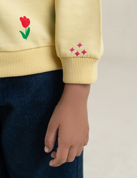 ALWAYS LOVELY PRINTED SWEATSHIRT