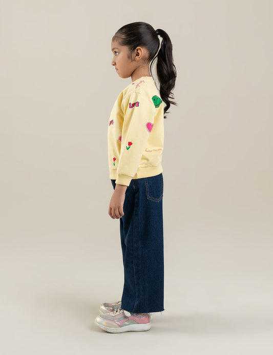 ALWAYS LOVELY PRINTED SWEATSHIRT