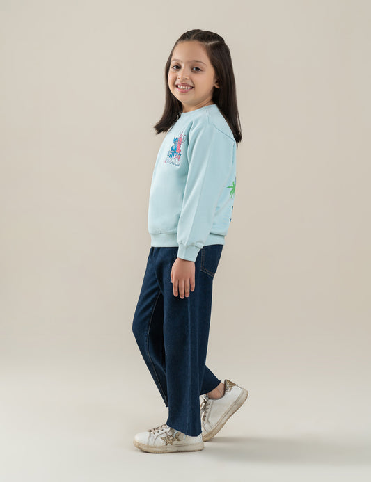 STITCH & ANGEL GRAPHIC SWEATSHIRT