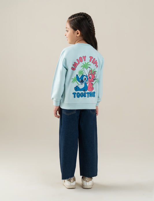 STITCH & ANGEL GRAPHIC SWEATSHIRT