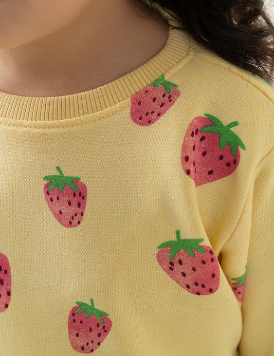 STRAWBERRY PRINTED T-SHIRT
