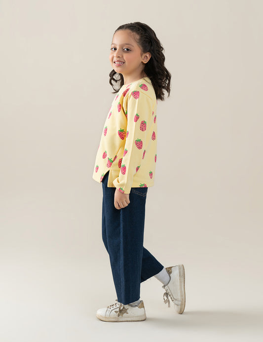 STRAWBERRY PRINTED T-SHIRT