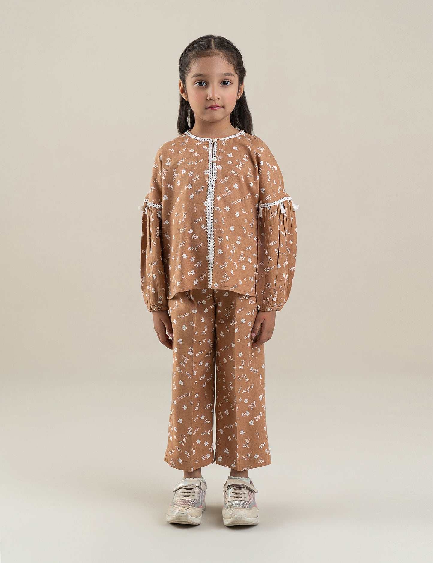 2 PIECE FLORAL PRINTED SUIT