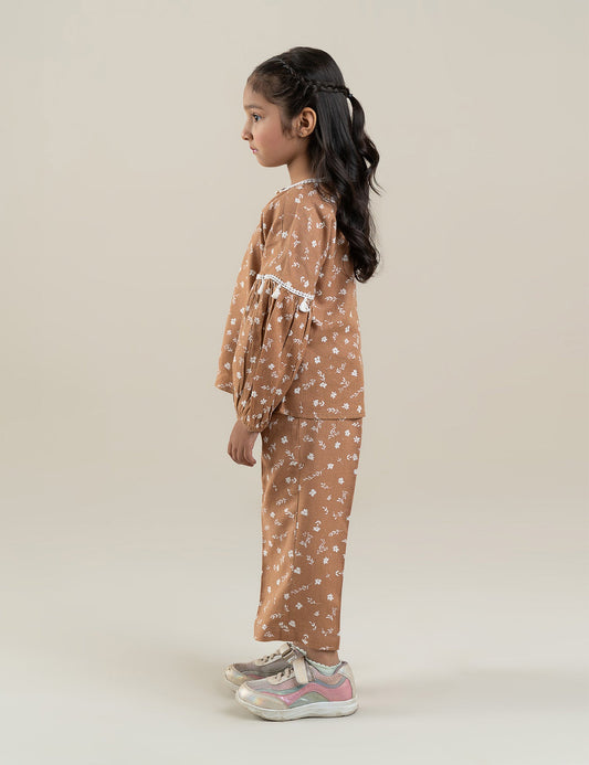 2 PIECE FLORAL PRINTED SUIT