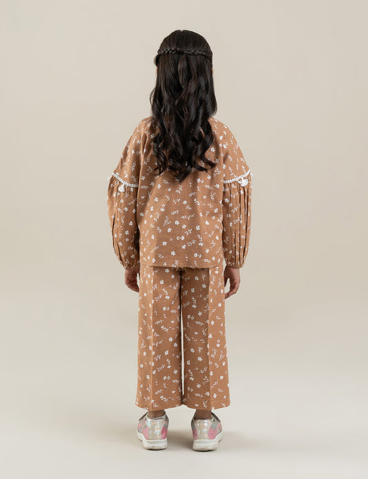 2 PIECE FLORAL PRINTED SUIT