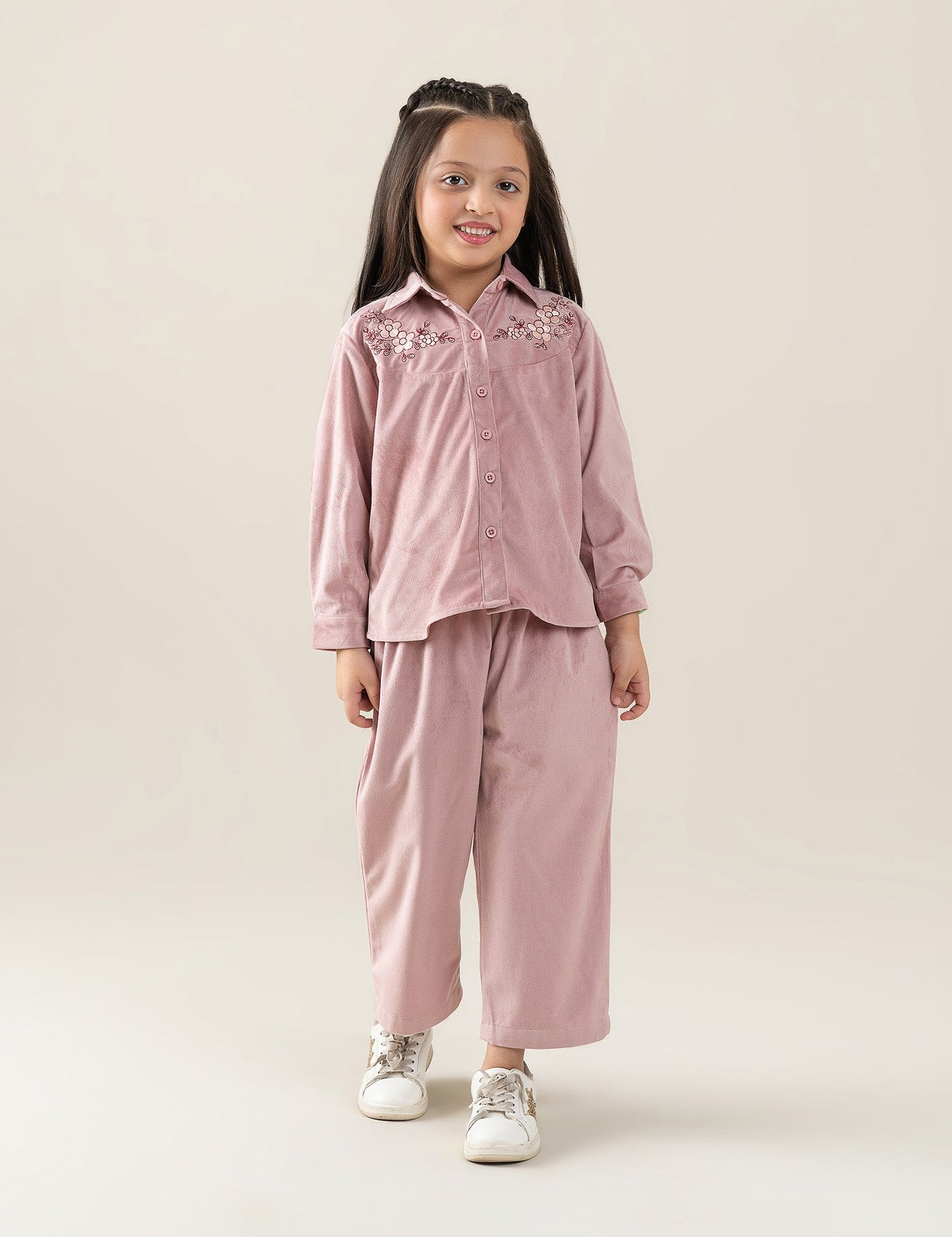 FLORAL EMBROIDERD CO-ORD SET