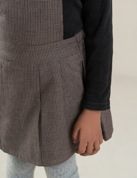 HOUNDSTOOTH DUNGAREE