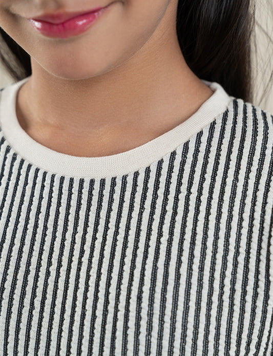 2 PIECE STRIPED SUIT