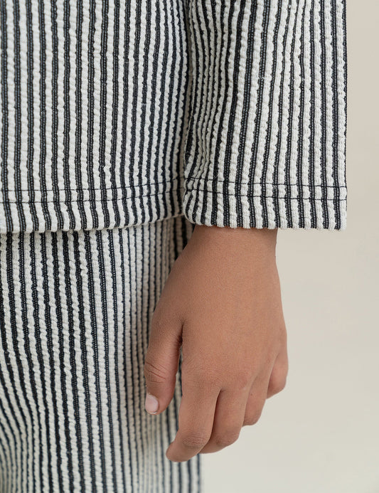 2 PIECE STRIPED SUIT