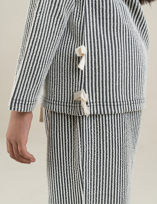 2 PIECE STRIPED SUIT