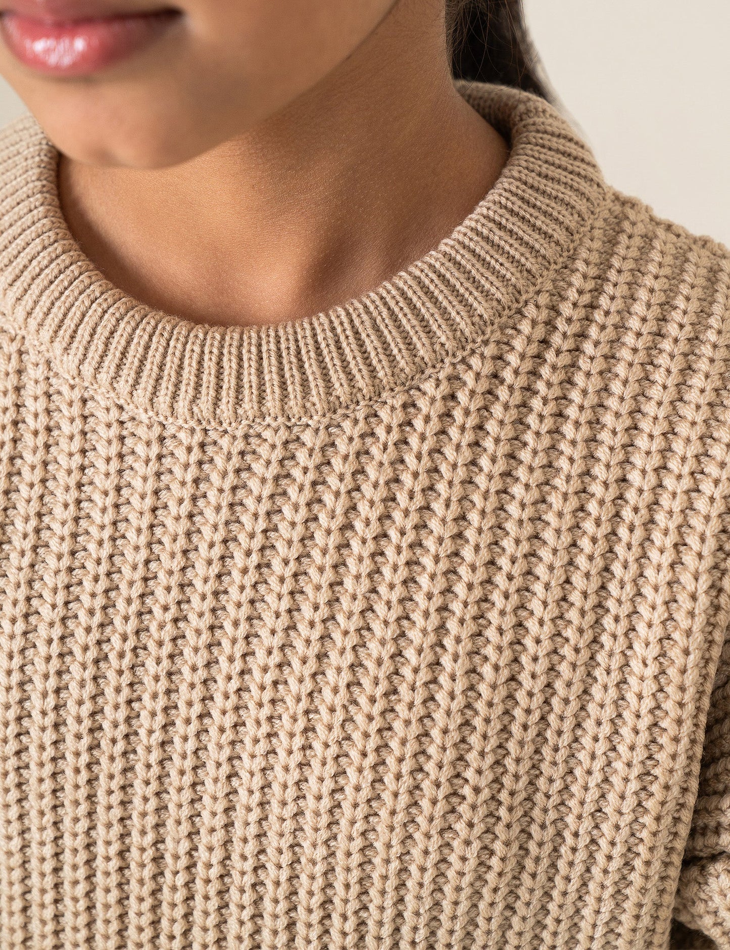 CABLE KNIT SWEATER
