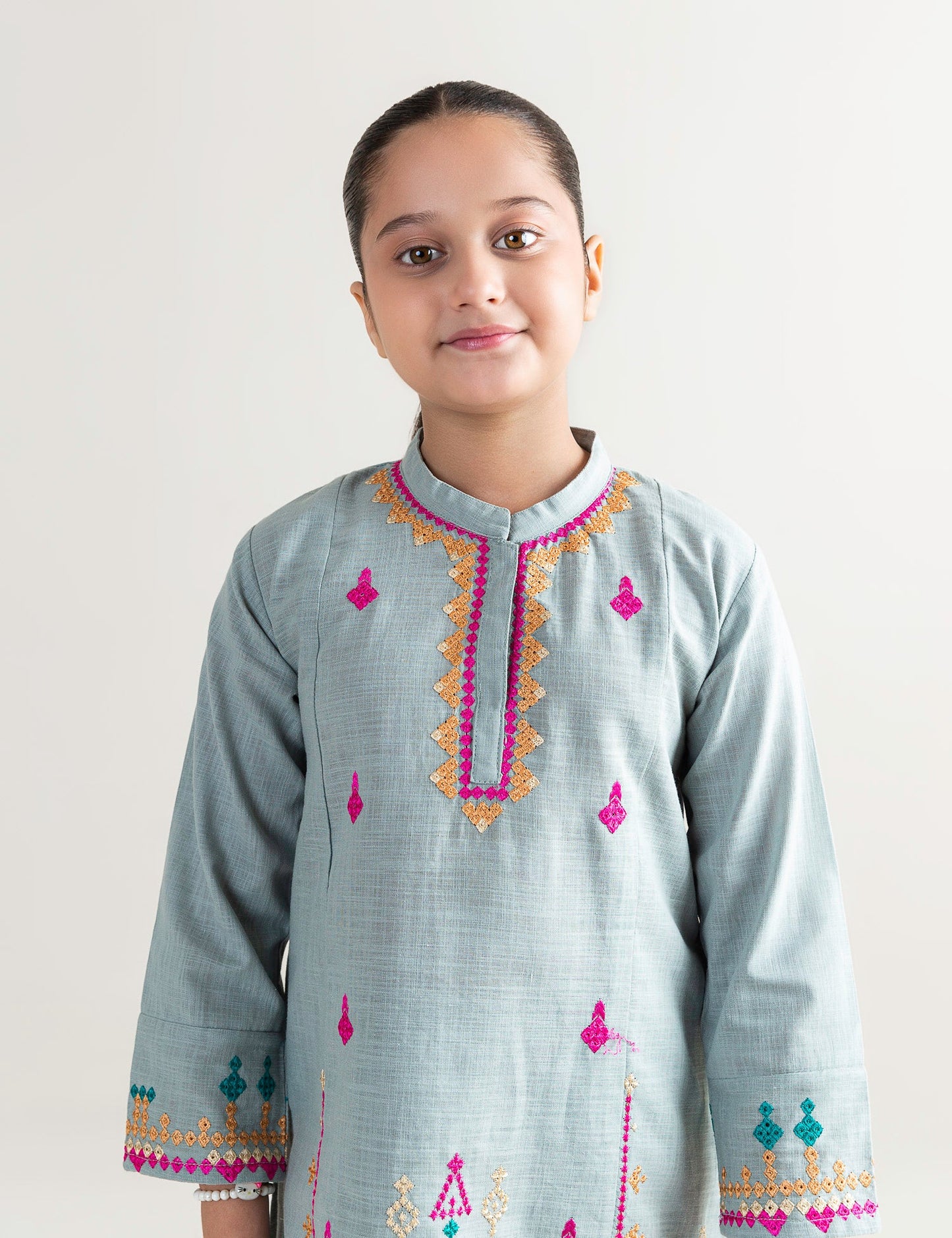 2 PIECE ETHNIC EMBROIDERED SUIT