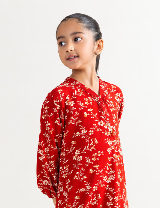 2 PIECE GEORGETTE PRINTED SUIT