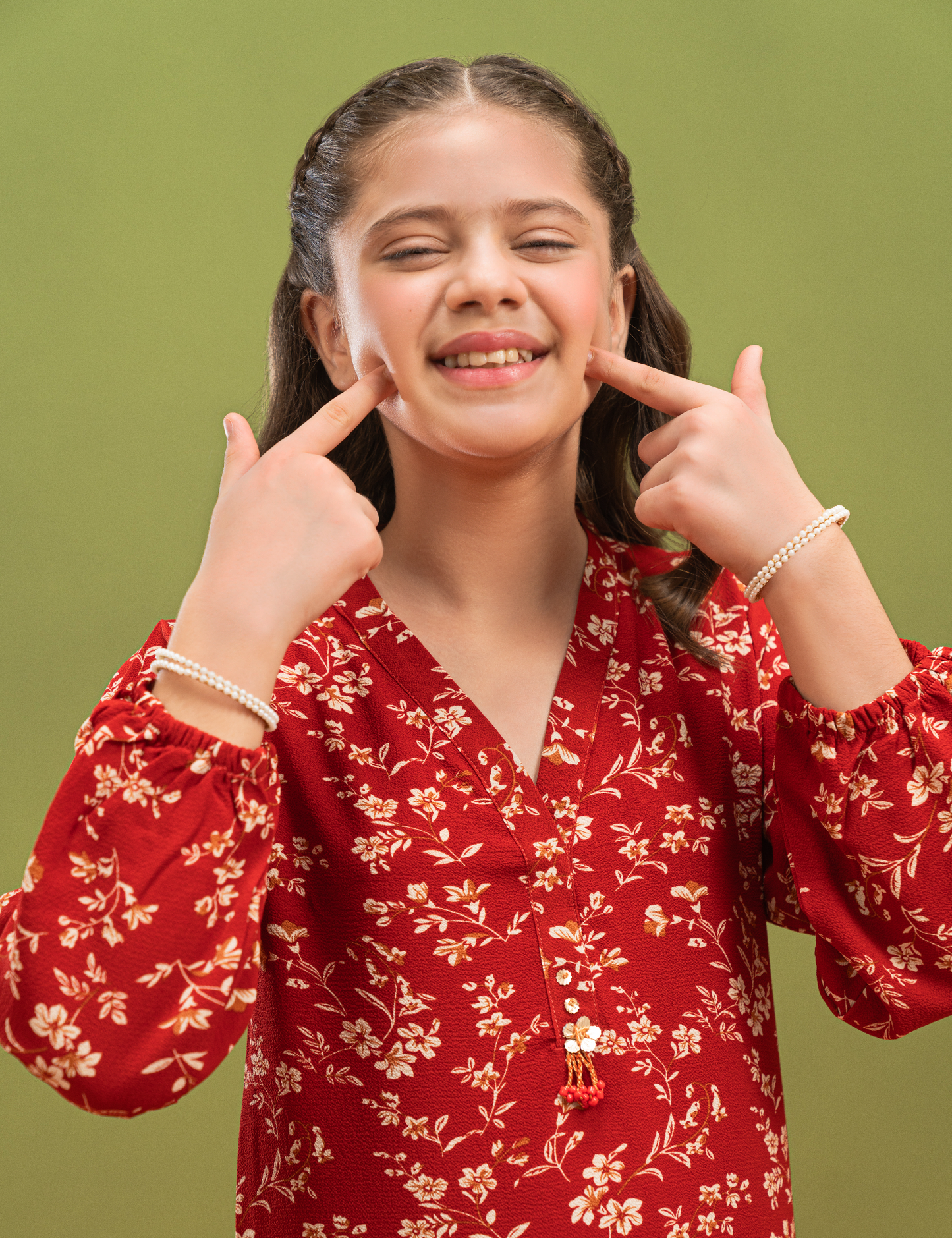 2 PIECE GEORGETTE PRINTED SUIT