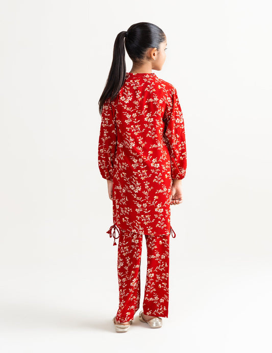 2 PIECE GEORGETTE PRINTED SUIT