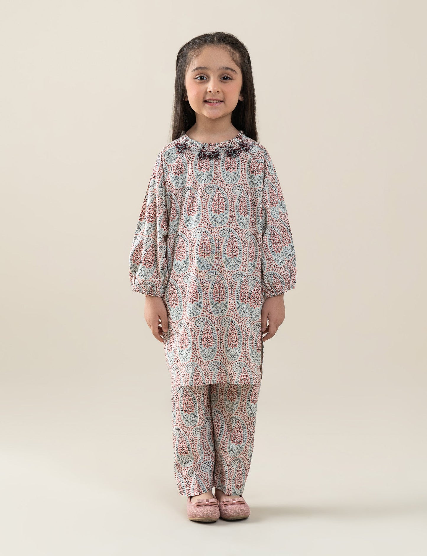 2 PIECE PRINTED SUIT