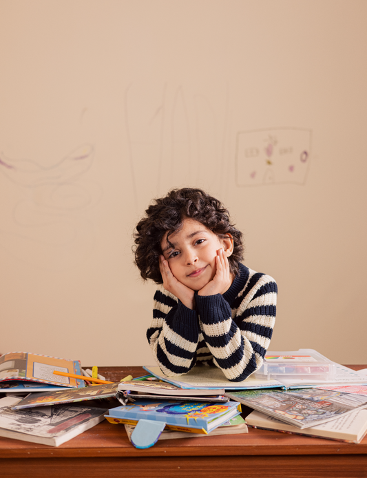 STRIPED KNIT SWEATER