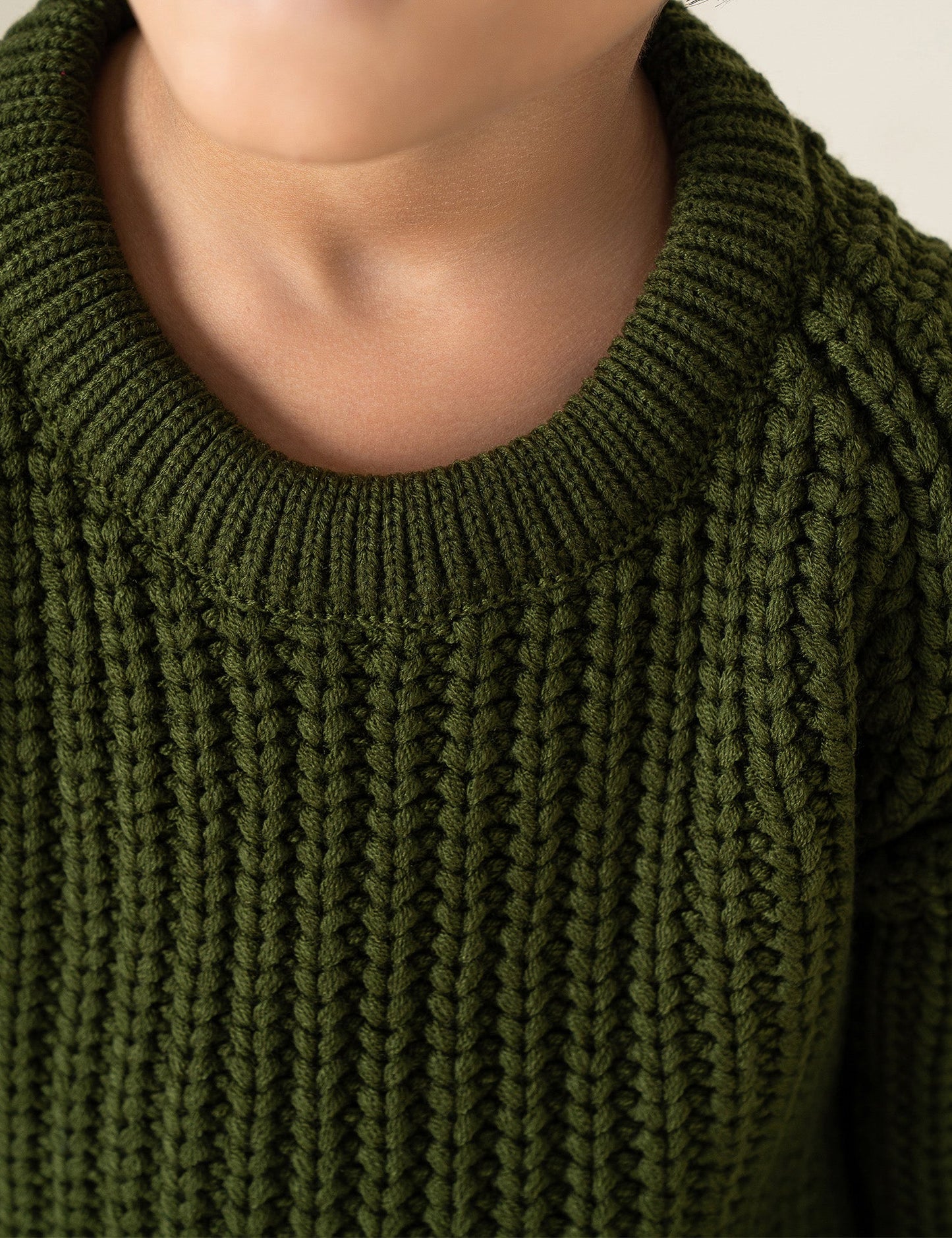 TEXTURED KNIT SWEATER