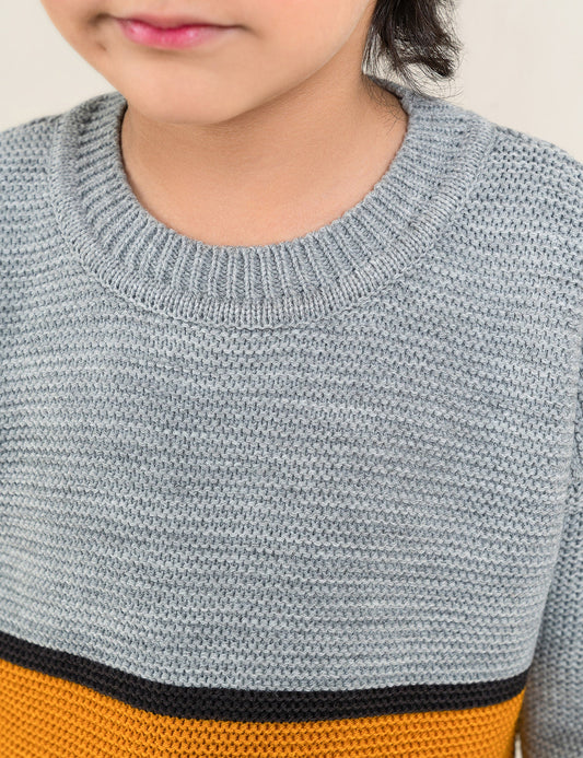 COLOR BLOCK SWEATER