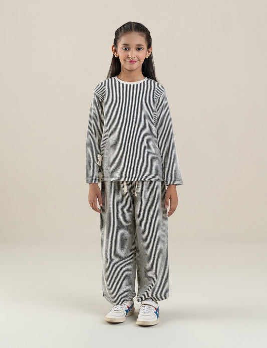 2 PIECE STRIPED SUIT