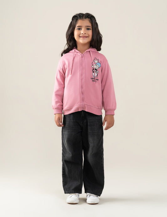 HELLO KITTY AND FRIENDS ZIP-UP HOODIE