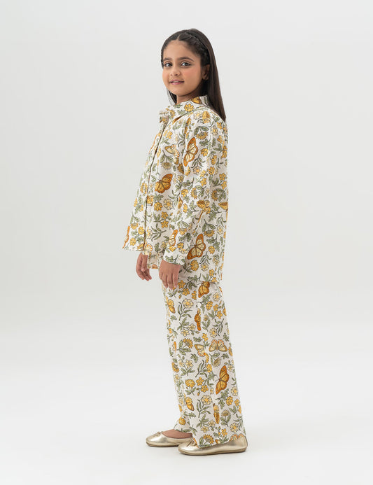 2 PIECE FLORAL PRINTED SUIT