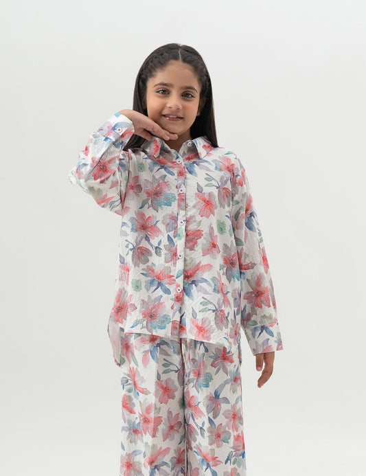 2 PIECE FLORAL PRINTED SUIT