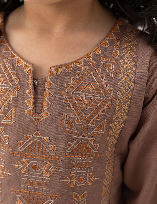 2 PIECE ETHNIC EMBROIDERED SUIT