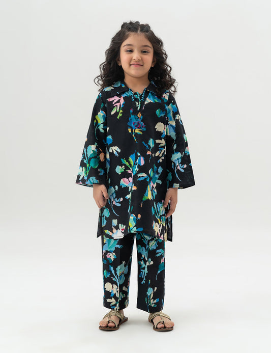 2 PIECE FLORAL PRINTED SUIT