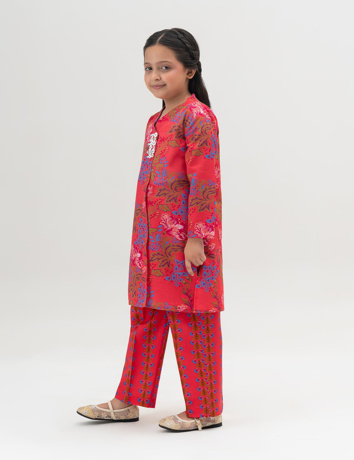 2 PIECE FLORAL PRINTED SUIT