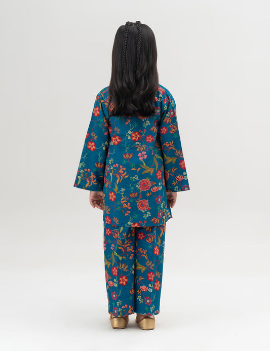 2 PIECE FLORAL PRINTED SUIT