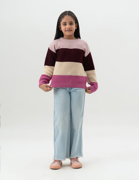 COLOR BLOCK SWEATER