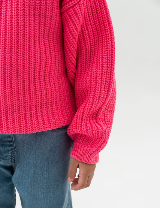 TEXTURED KNIT SWEATER