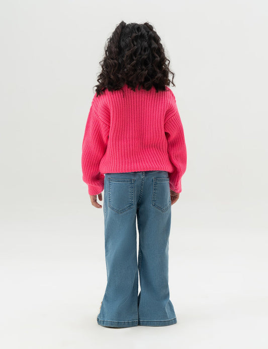 TEXTURED KNIT SWEATER