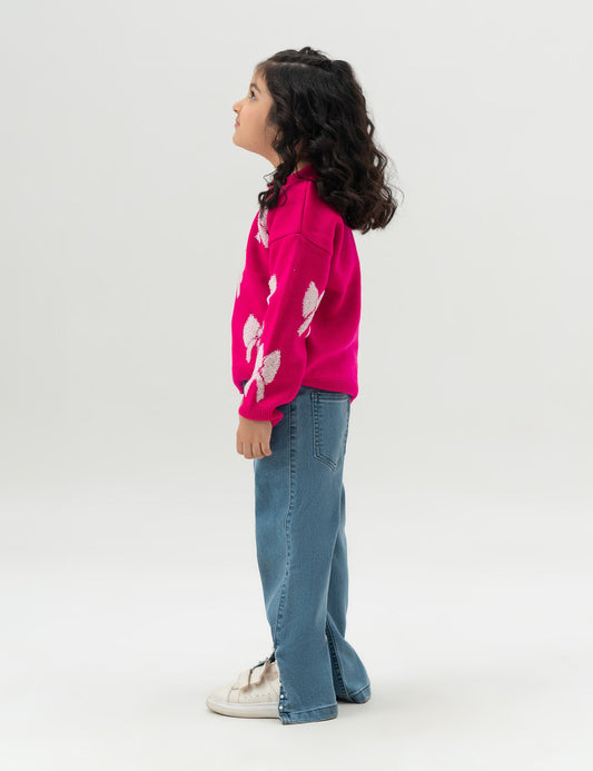 JACQUARD KNIT SWEATER