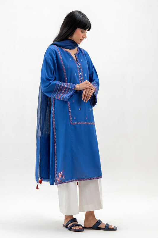 2 PIECE EMBROIDERED LAWN SUIT (PRET)