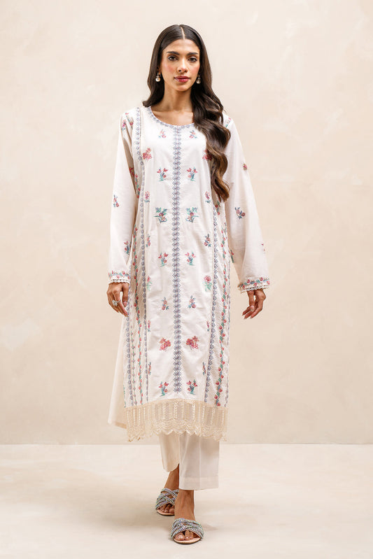 2 PIECE EMBROIDERED LAWN SUIT (LUXURY-PRET)