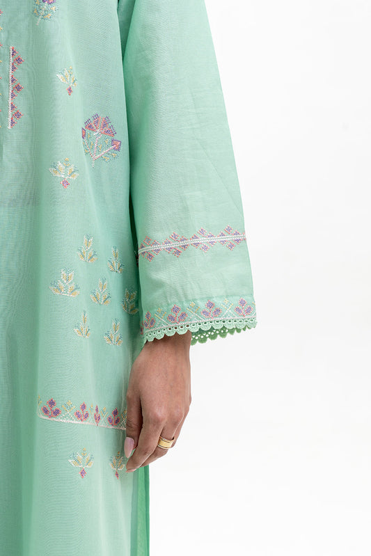 2 PIECE EMBROIDERED LAWN SUIT (PRET)