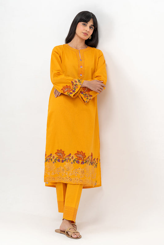 2 PIECE EMBROIDERED LAWN SUIT (PRET)