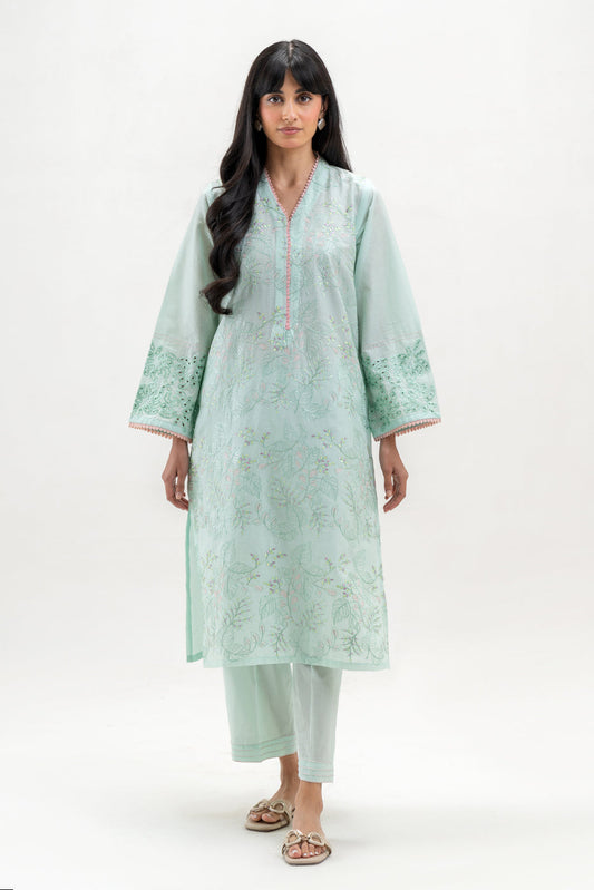 2 PIECE EMBROIDERED LAWN SUIT (PRET)