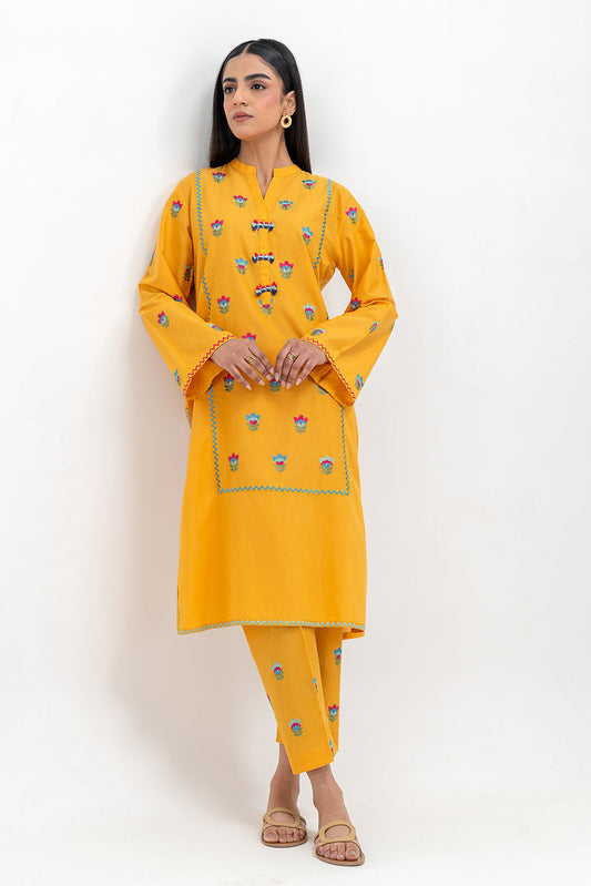 2 PIECE EMBROIDERED LAWN SUIT (PRET)