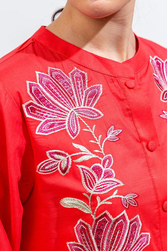 EMBROIDERED LAWN TOP (PRET)