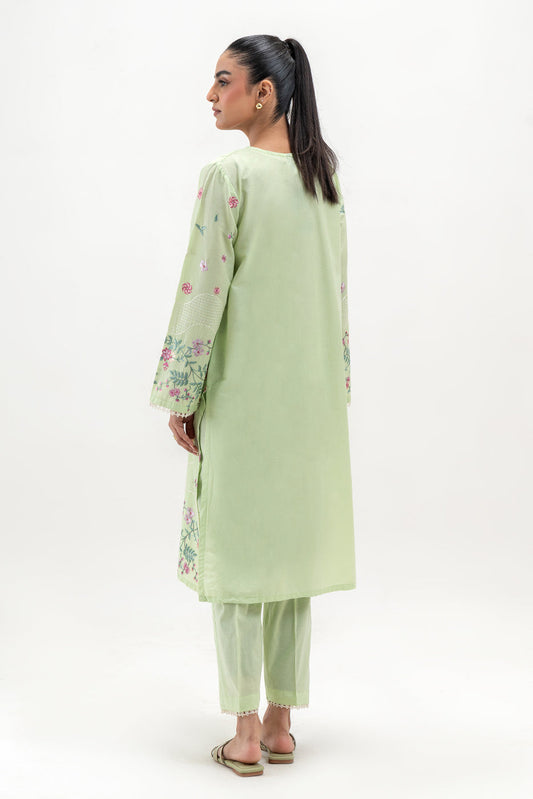 2 PIECE EMBROIDERED LAWN SUIT (PRET)