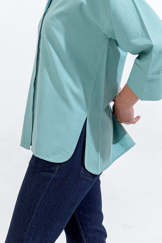 BUTTON-THROUGH SHIRT