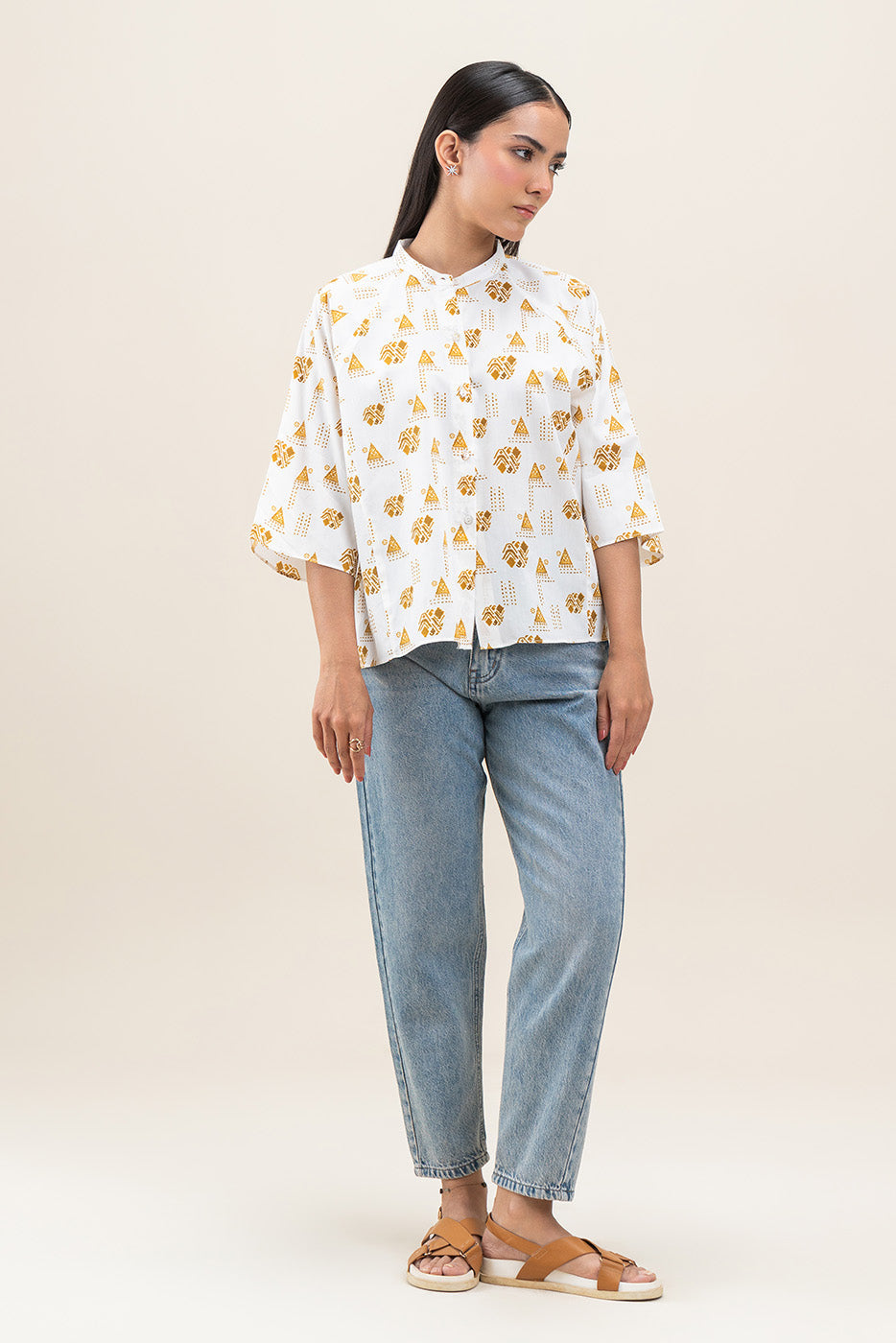 PRINTED BLOUSE