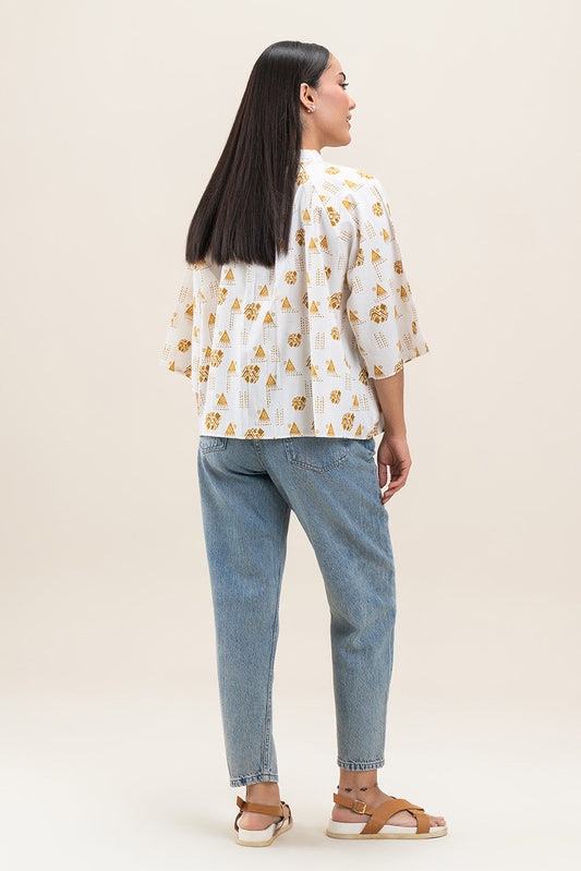 PRINTED BLOUSE